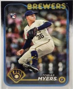 Tobias Myers #US299 Baseball Cards 2024 Topps Update