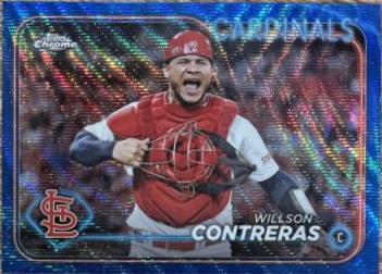 Willson Contreras [Blue Wave Refractor] #234