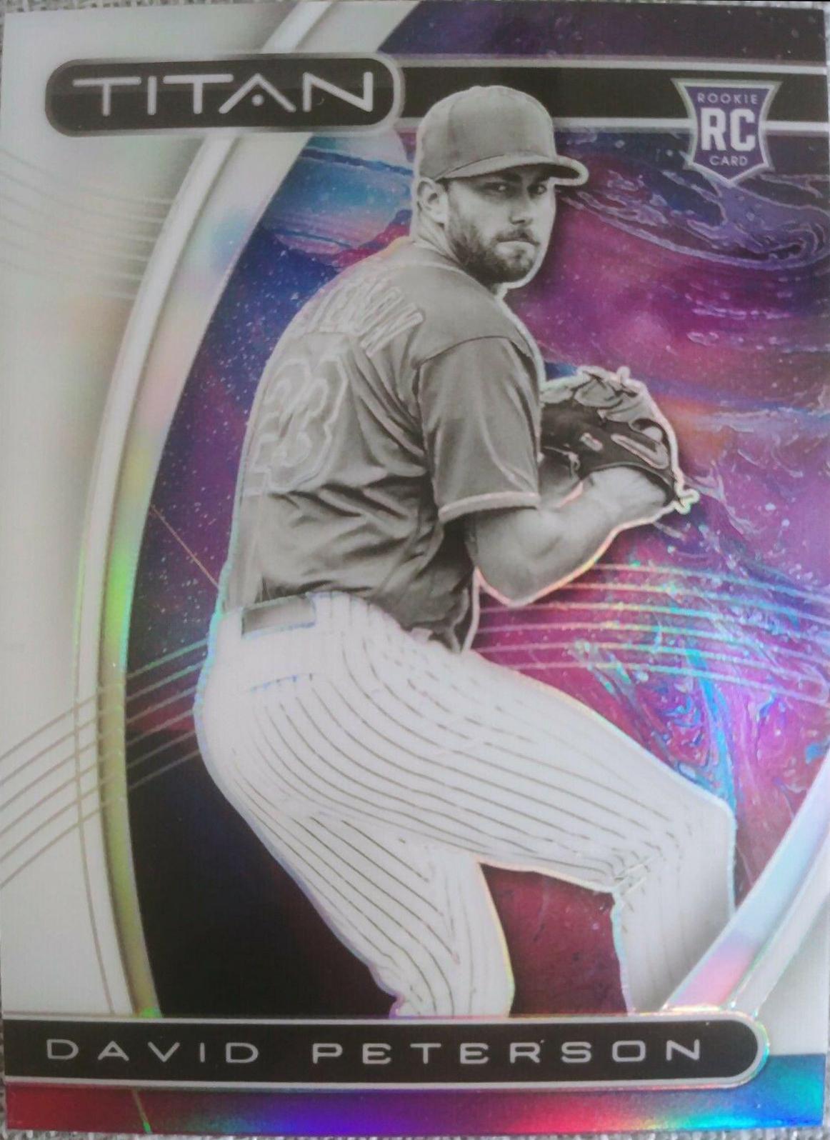 David Peterson #15 Baseball Cards 2021 Panini Chronicles Titan