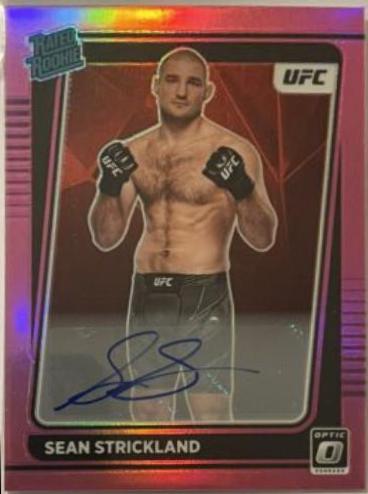 Sean Strickland [Signature Pink] #111 Prices | 2022 Panini Donruss