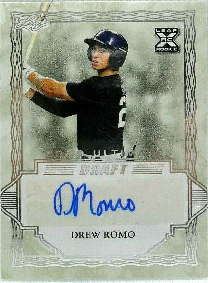 Drew Romo #BA-DR1 2020 Leaf Ultimate Autographs Baseball