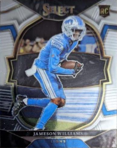 Jameson Williams #57 Football Cards 2022 Panini Select