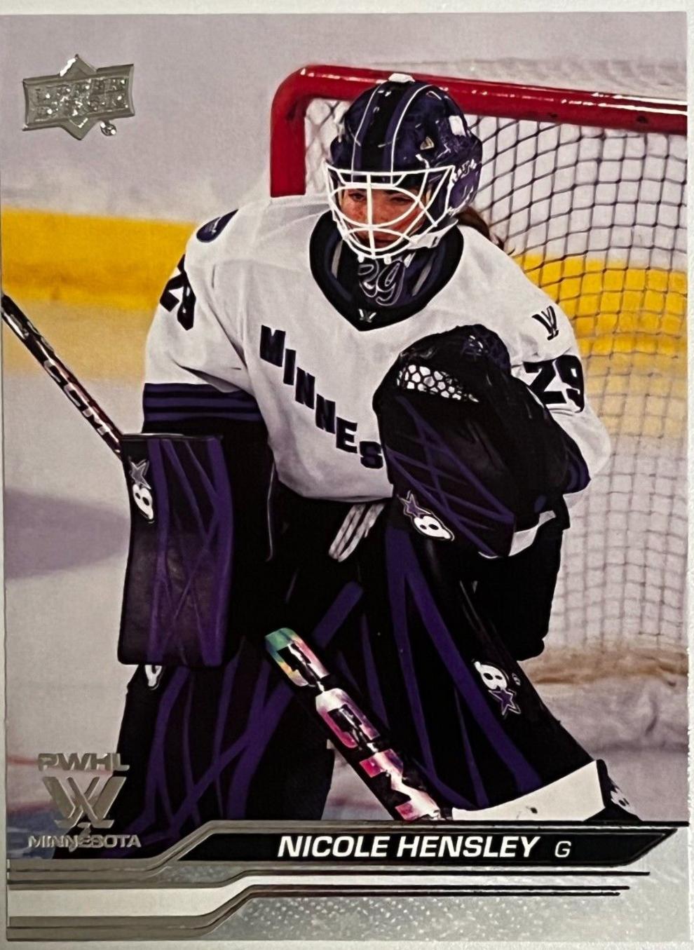 Nicole Hensley #8 Hockey Cards 2024 Upper Deck PWHL