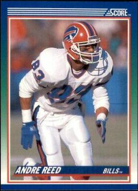 Andre Reed #57 Football Cards 1990 Panini Score
