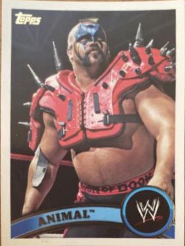 Animal #106 Wrestling Cards 2011 Topps WWE