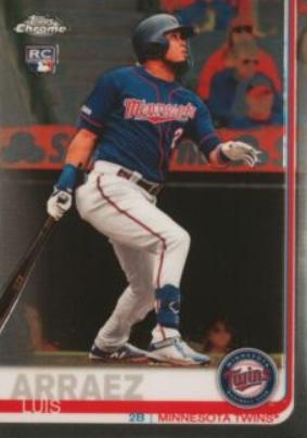 Luis Arraez #45 Baseball Cards 2019 Topps Chrome Update