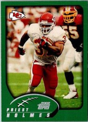 Priest Holmes #24 Football Cards 2002 Panini Donruss Elite