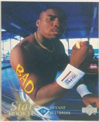 Bryant Westbrook #4 Football Cards 1997 Upper Deck