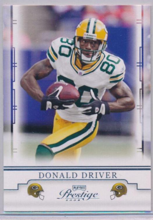 Donald Driver #36 Football Cards 2008 Playoff Prestige