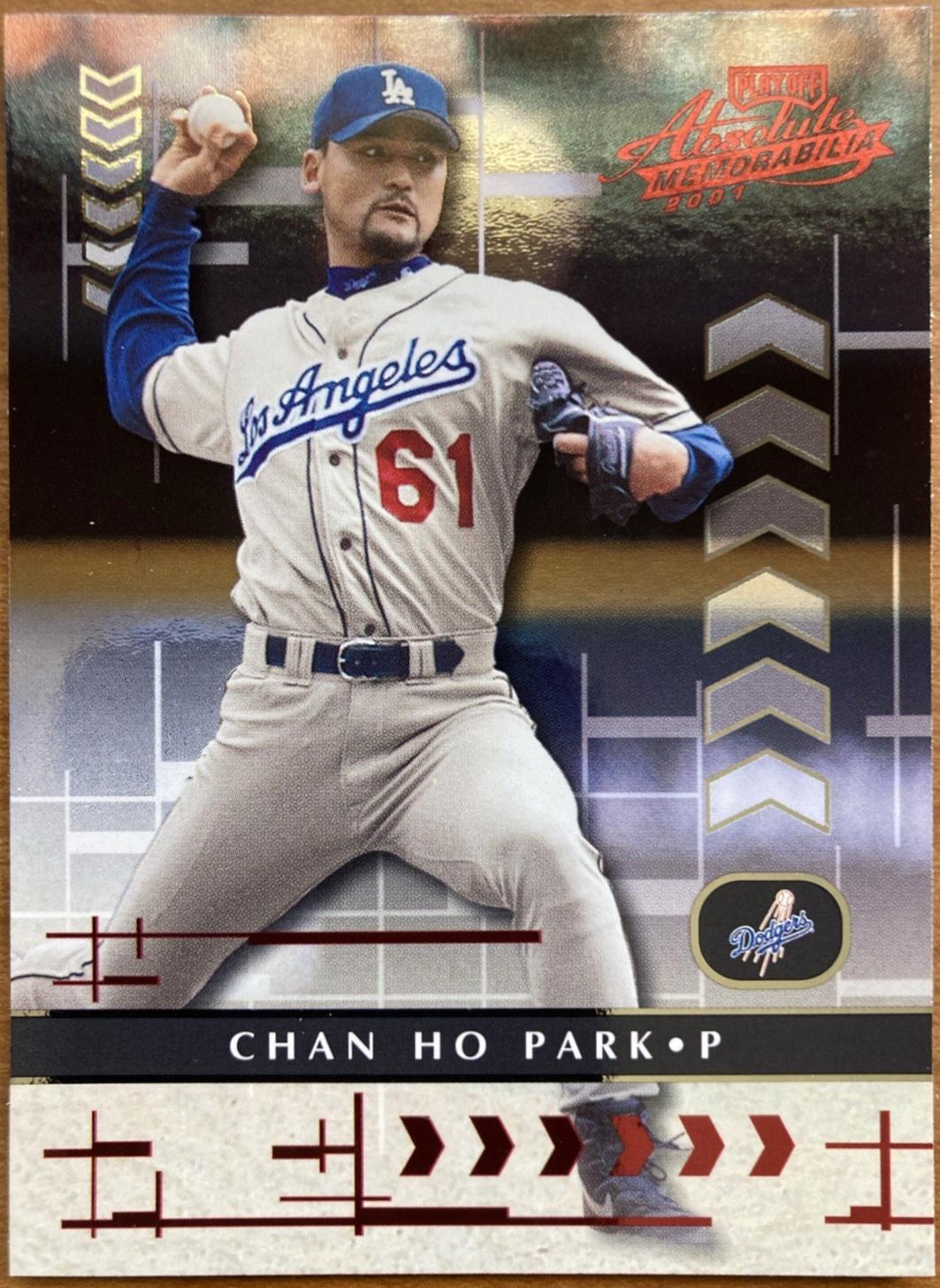 Chan Ho Park #124 Baseball Cards 2001 Playoff Absolute Memorabilia