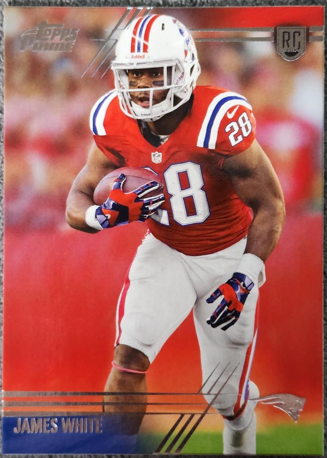 James White #126 Football Cards 2014 Topps Prime