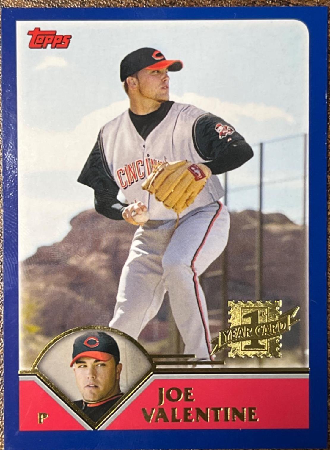 Joe Valentine #T168 Baseball Cards 2003 Topps Traded