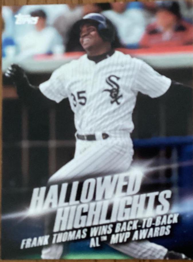 Frank Thomas #HH-4 Baseball Cards 2016 Topps Hallowed Highlights
