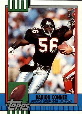 Darion Conner #122T Football Cards 1990 Topps Traded