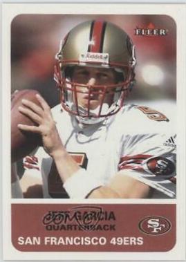 Jeff Garcia #1 Football Cards 2002 Fleer