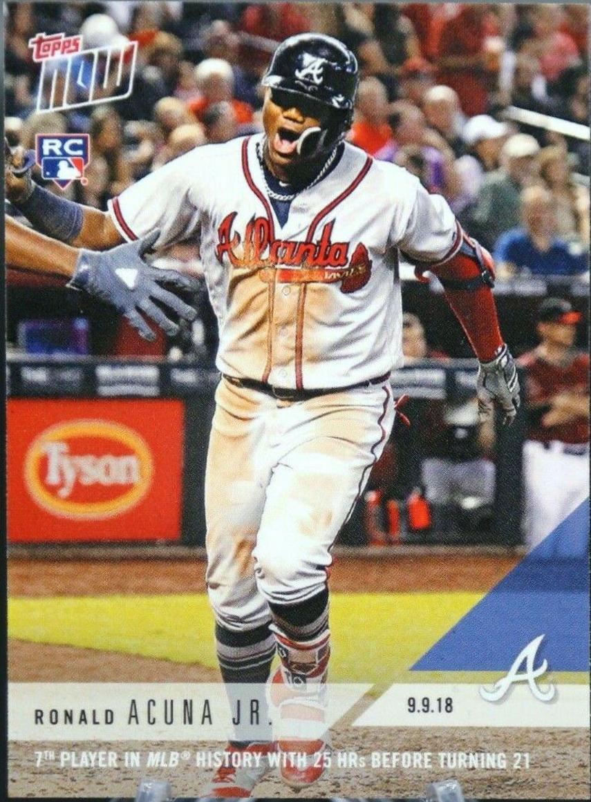 Ronald Acuna Jr. #707 Baseball Cards 2018 Topps Now