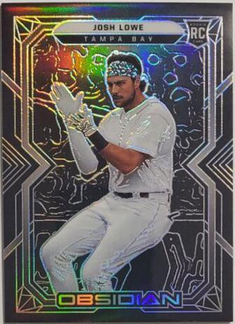 Josh Lowe #15 Baseball Cards 2022 Panini Chronicles Obsidian