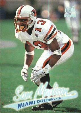 Sam Madison #188 Football Cards 1997 Ultra