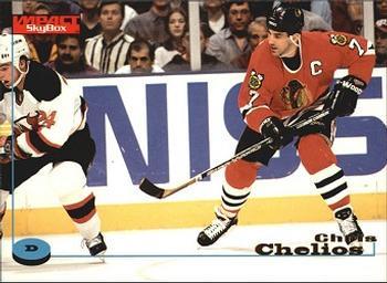 Chris Chelios #18 Hockey Cards 1996 SkyBox Impact