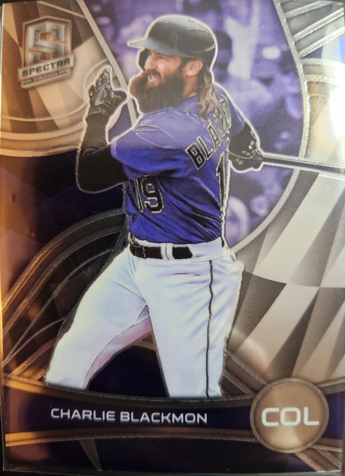 Charlie Blackmon #13 Baseball Cards 2022 Panini Chronicles Spectra