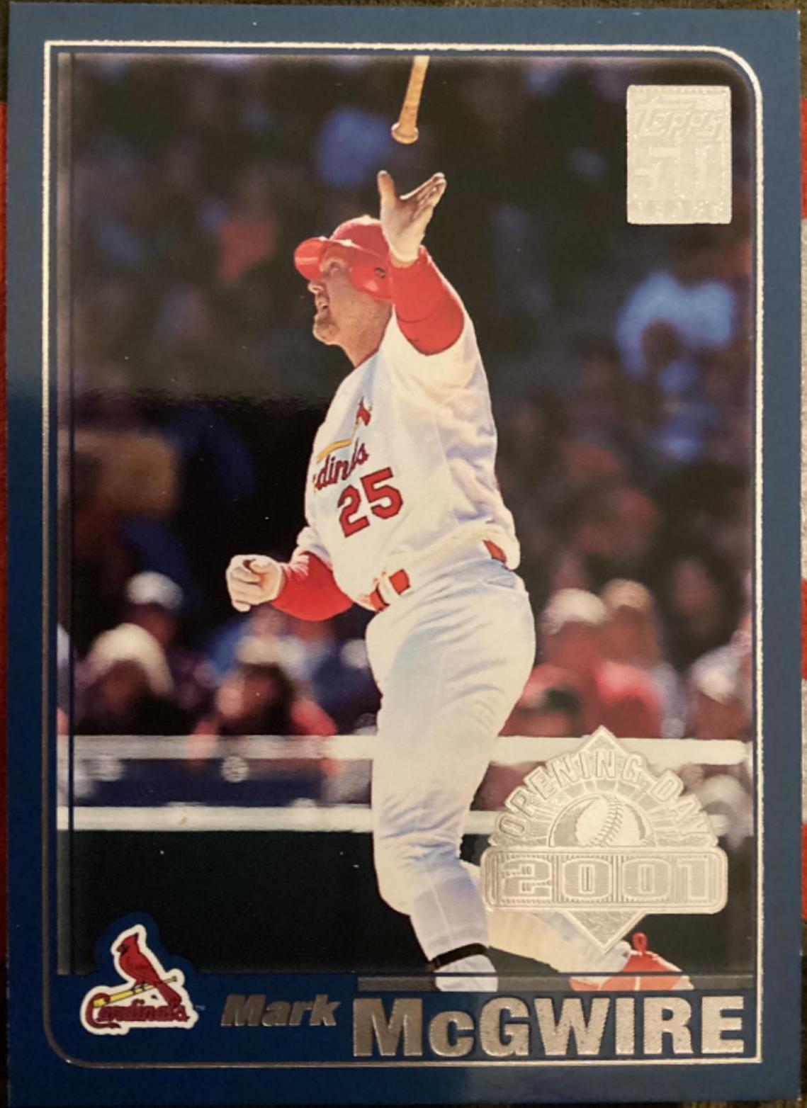 Mark McGwire #20 Baseball Cards 2001 Topps Opening Day