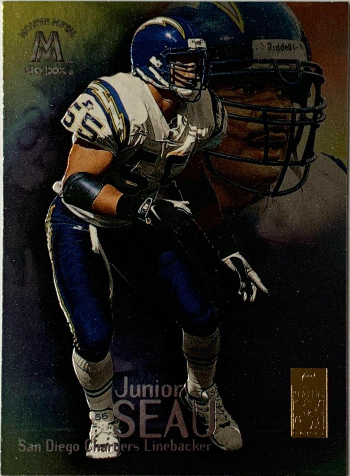 Junior Seau #70 1999 Skybox Molten Metal Football