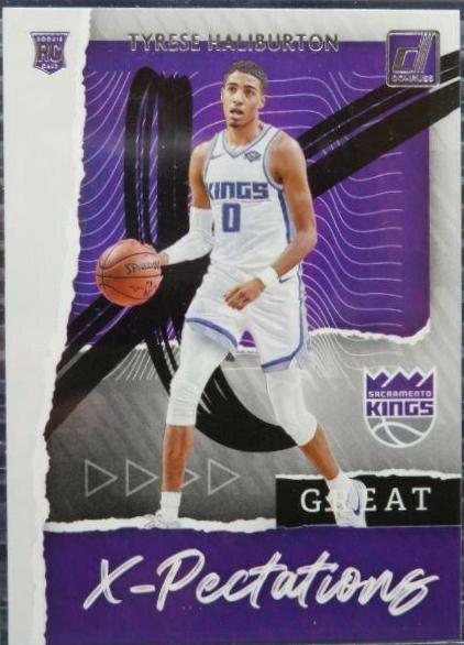 Tyrese Haliburton #12 Basketball Cards 2020 Donruss Great X-Pectations