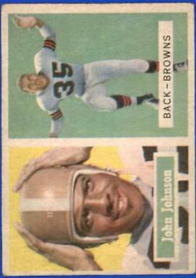 John Henry Johnson #16 Football Cards 1957 Topps