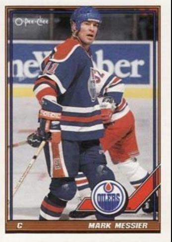 Mark Messier #346 Hockey Cards 1991 O-Pee-Chee