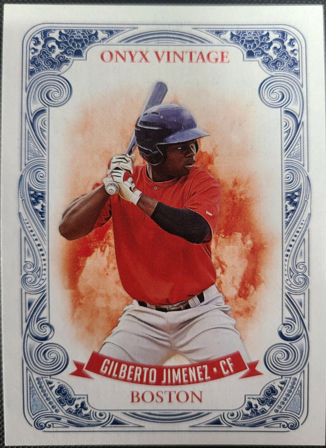 Gilberto Jimenez #OVGJ Baseball Cards 2021 Onyx Vintage