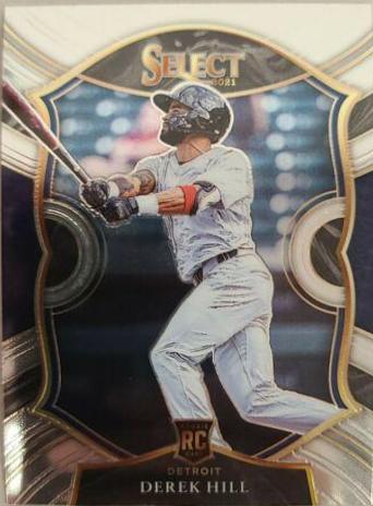 Derek Hill #98 Baseball Cards 2021 Panini Select