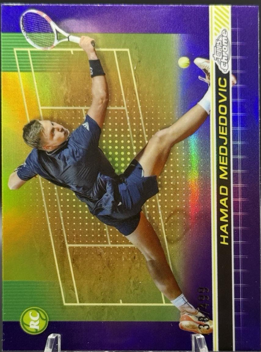 Hamad Medjedovic [Purple Refractor] #106 Prices | 2024 Topps Chrome ...