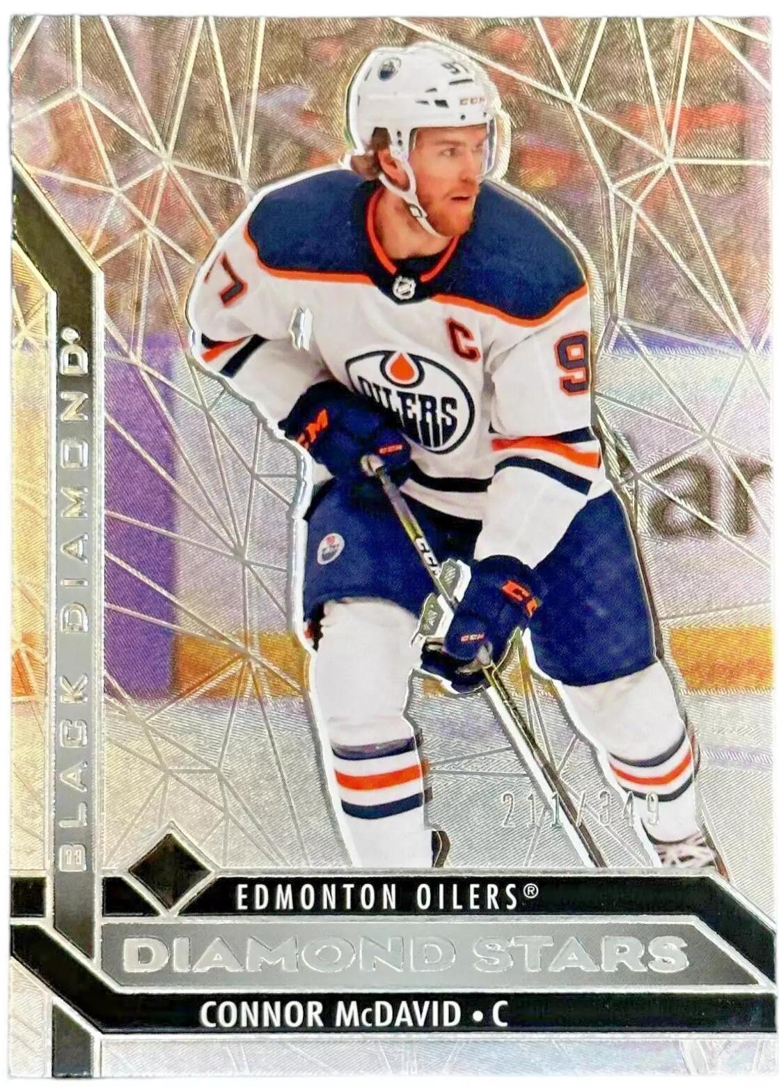 Connor McDavid #BDS-CM Hockey Cards 2020 Upper Deck Black Diamond Stars