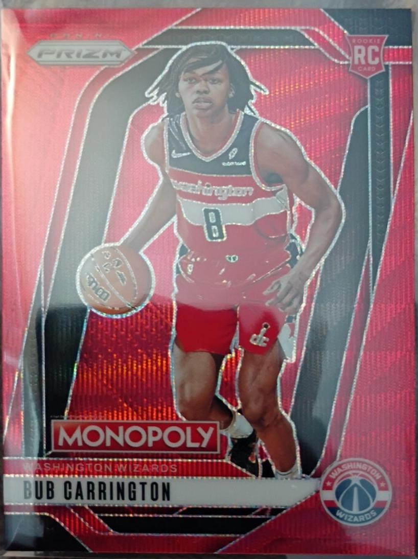 Bub Carrington #87 Basketball Cards 2024 Panini Prizm Monopoly