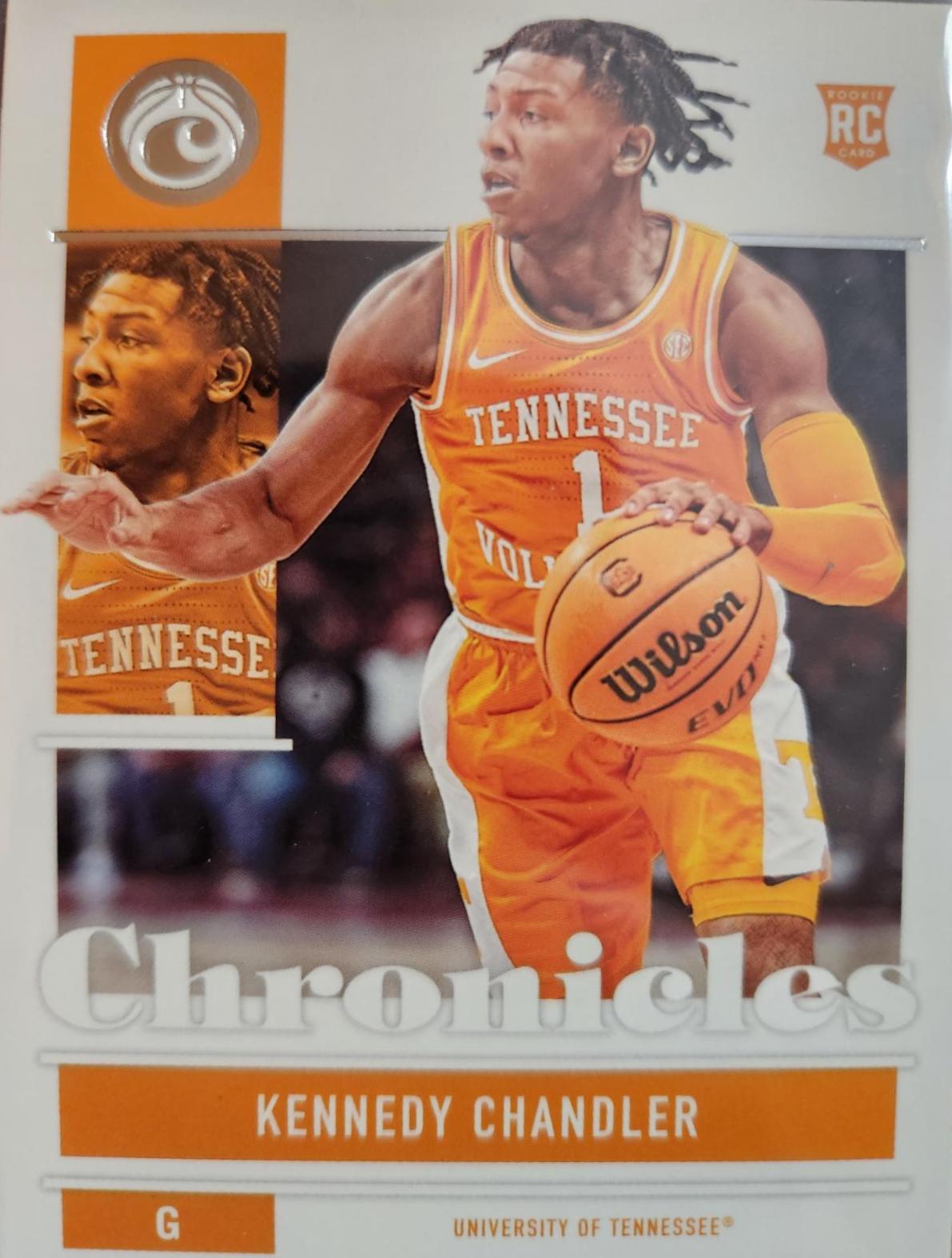 Kennedy Chandler #17 Basketball Cards 2022 Panini Chronicles Draft Picks