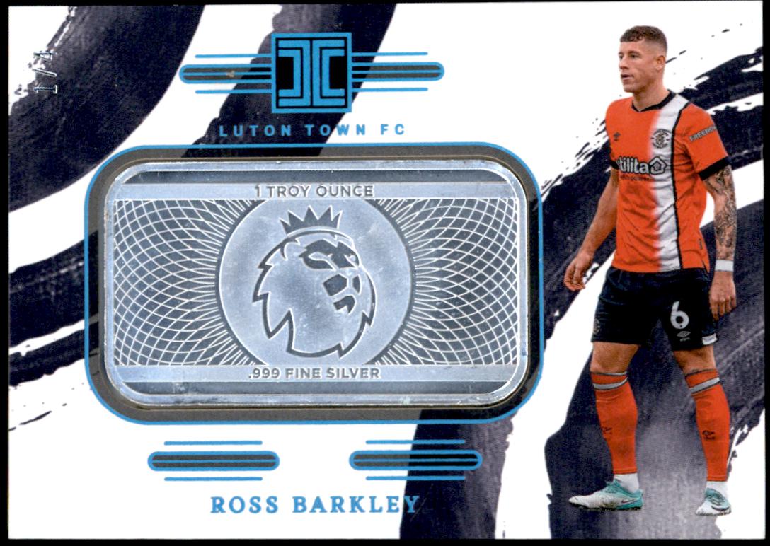 Ross Barkley #46 2023 Panini Impeccable Premier League Logo Silver