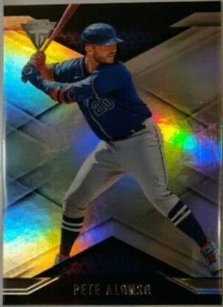 Pete Alonso #3 Baseball Cards 2021 Panini Chronicles Titanium