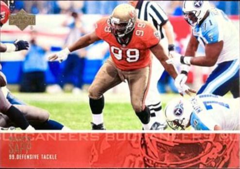 Warren Sapp #4 Football Cards 2003 Upper Deck