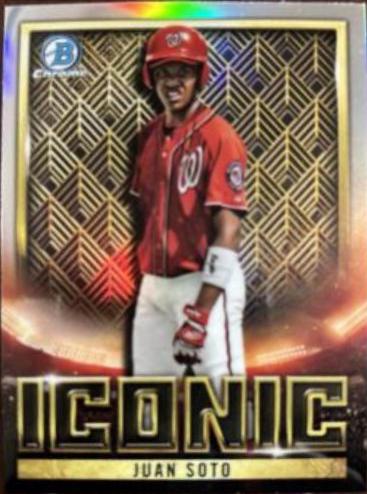 Juan Soto #BI-14 Baseball Cards 2023 Bowman Chrome Iconic