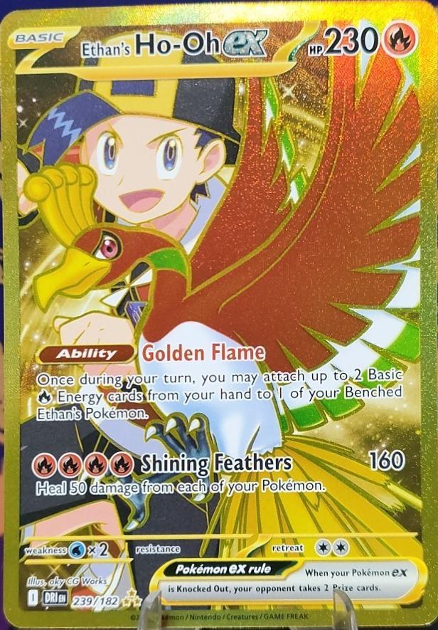 Ethan's Ho-Oh ex #239 Pokemon Destined Rivals