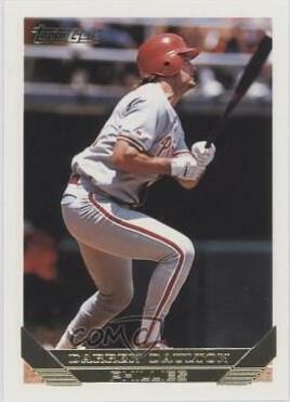 Darren Daulton #180 Baseball Cards 1993 Topps Gold