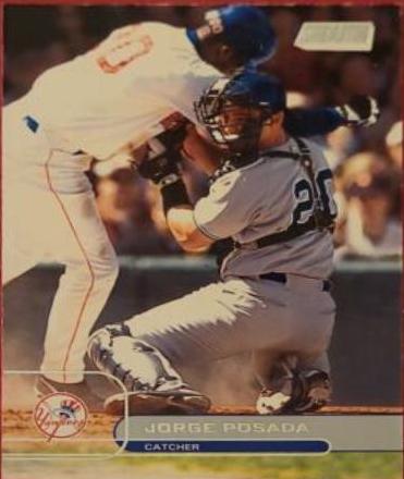 Jorge Posada #36 Baseball Cards 2001 Stadium Club