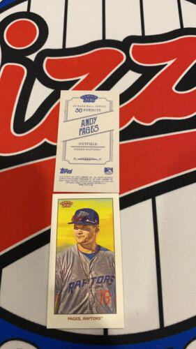 Andy Pages Baseball Cards 2020 Topps 206