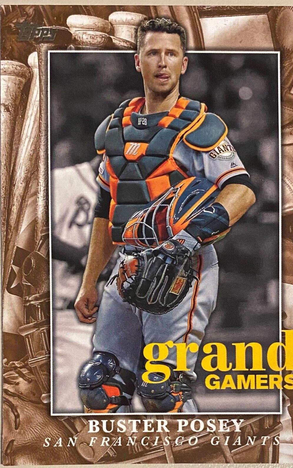 Buster Posey #GOG-17 Baseball Cards 2024 Topps Grand Gamers