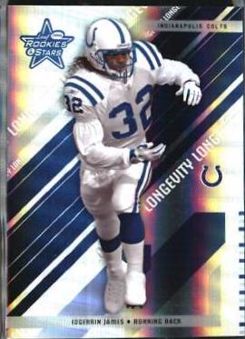 Edgerrin James #39 Football Cards 2004 Leaf Rookies & Stars