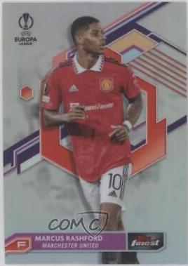Marcus Rashford #105 2022 Topps Finest UEFA Club Competitions