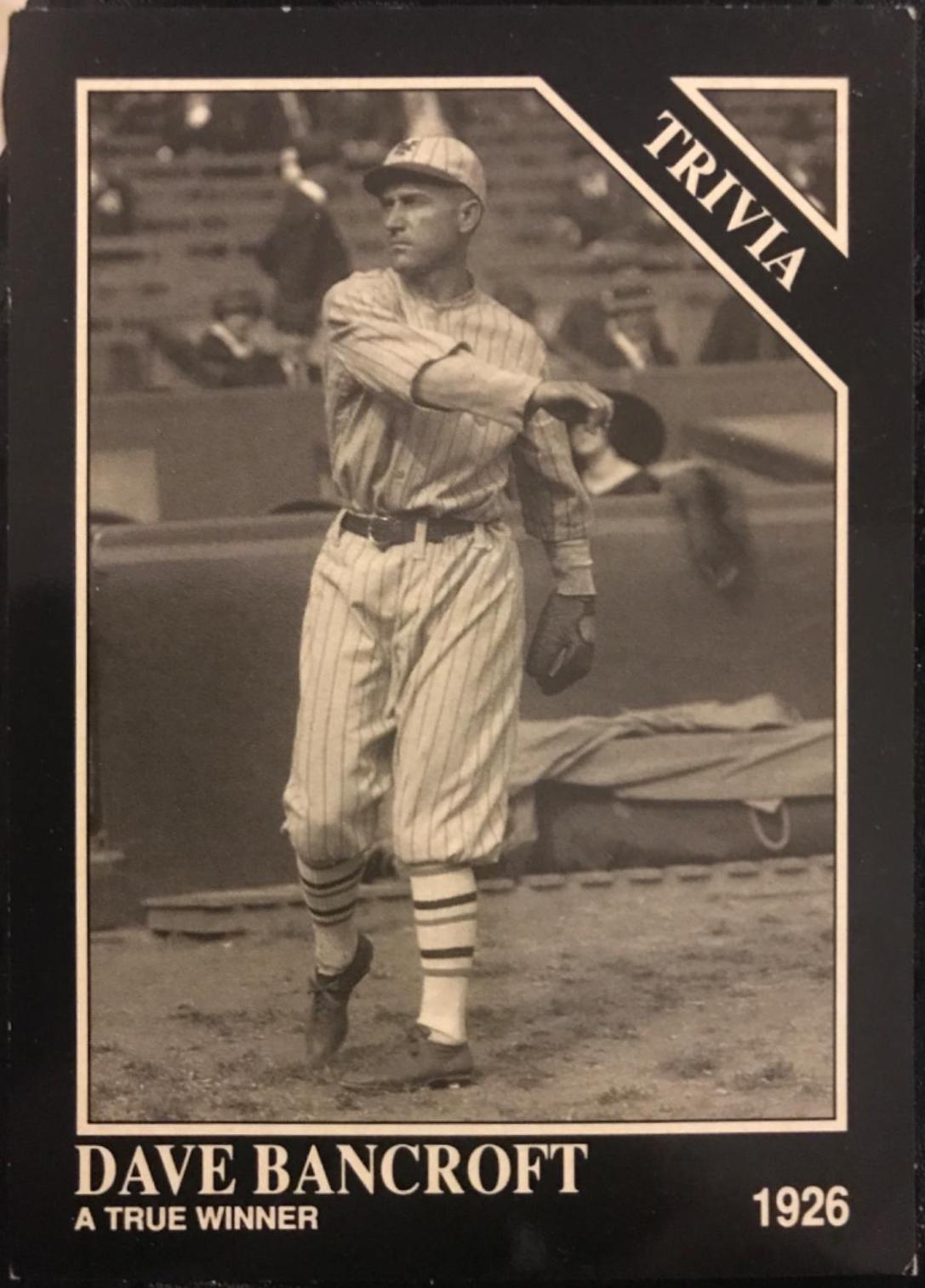 Dave Bancroft #598 Baseball Cards 1994 The Sportin News Conlon Collection