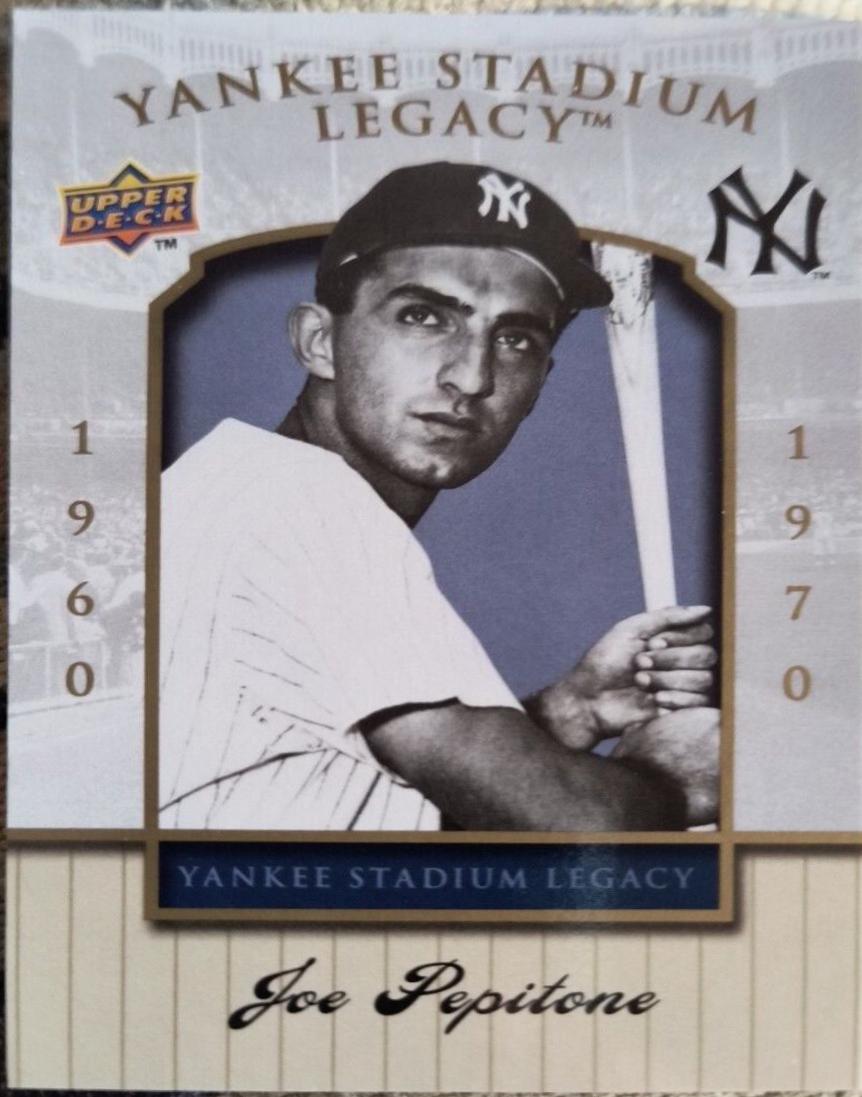Joe Pepitone #42 Baseball Cards 2008 Upper Deck Yankee Stadium Legacy