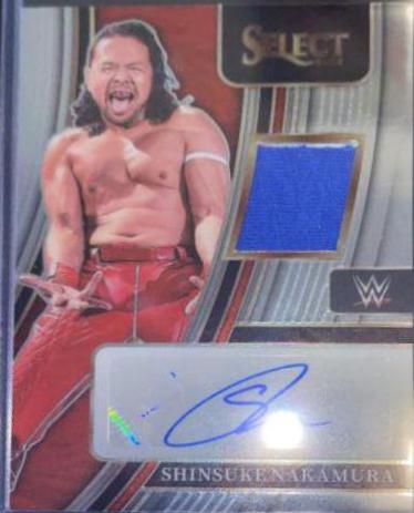 Shinsuke Nakamura #AM-SKN Wrestling Cards 2022 Panini Select WWE Autograph Memorabilia