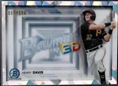 Henry Davis [Atomic Refractor] #B3D-2 Baseball Cards 2022 Bowman in 3D Prices